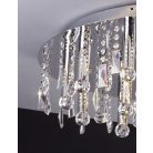 LANDLITE CASINO, MX2220/R-25, 25X10W G4 12V halogen, chrome crystal lamp
