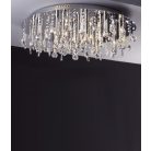 LANDLITE CASINO, MX2220/R-25, 25X10W G4 12V halogen, chrome crystal lamp