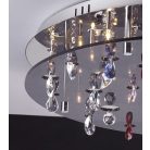 LANDLITE CASINO, MX2226/R-26, 26X10W G4 12V halogen,crystal lamp