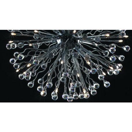 LANDLITE MONACO, MD2206/40, 40xG4 12V 10W halogen,chrome, crystal lamp