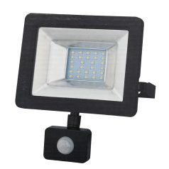  YRW30-WL76G, 30W, 6000K cool white, 2850lm, IP54, Black, LED Reflector, LED Floodlight with motion sensor