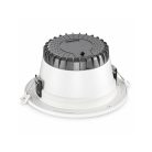 E30150DN-TW-DP, UVIDUS, 14W/20W, 3000K/4000K/6500K, UGR<24, IP20/IP64 IK06, 80°, white, with diffuser, flicker-free, D174*87mm (cutout D145-155mm), LED downlight