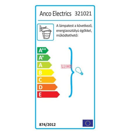ANCO Cologne outdoor wall lamp,  upside down
