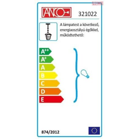 ANCO Cologne outdoor hang lamp with chain