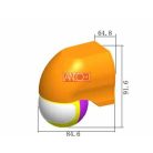 ANCO IR motion detector 180°, white
