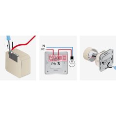 ANCO Motion detector flush-mounted, 160°