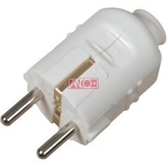 ANCO Grounding PVC plug central, white