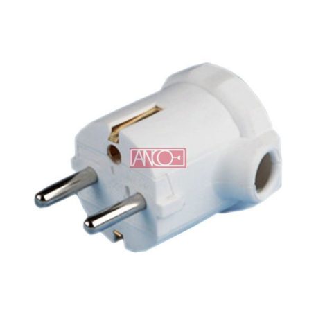 ANCO Grounding PVC plug lateral, white