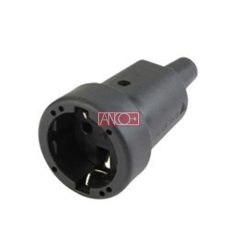 ANCO Grounding rubber socket, black
