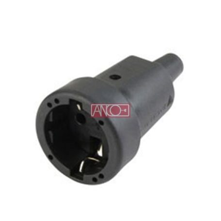 ANCO Grounding rubber socket, black