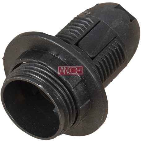 ANCO Fitting with ring, E14, black