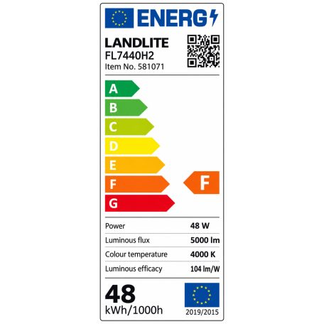 FL7425H, 28W 2300lm 1200mm 4000K IP65, LED dust- and moisture-proof luminaire