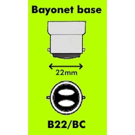  LANDLITE Bricélec Halogen, B22, 70W, A55, 1251lm, 2900K, "bayonet" socket lamp base bulb (HSL-A55-70W)