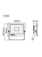 OSRAM LP FL 10W 865 SF BL (GL24100554355). 6500K. black. 1250lm. LED Floodlight