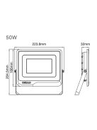 OSRAM LP FL 50W 840 SF BL (GL24100556055). 4000K. black. 6250lm. LED Floodlight