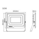 OSRAM LP FL 50W 830 SF BL (GL24100555955). 3000K. black. 5750lm. LED Floodlight