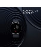 Amazfit Zepp E Polar Night black (sötétebb szürke)  kerek A1936 Okosóra, Smartwatch, Zepp, Huami, Okos Óra, Smart Watch, Fitness, Fitnesz, Egészség, Sport