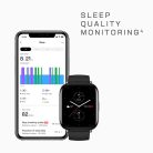 Amazfit Zepp E  onyx black (fekete) négyszögletes A1958 Okosóra, Smartwatch, Zepp, Huami, Okos Óra, Smart Watch, Fitness, Fitnesz, Egészség, Sport