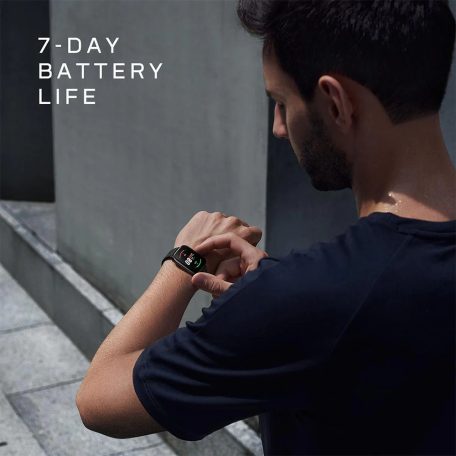 Amazfit Zepp E  onyx black (fekete) négyszögletes A1958 Okosóra, Smartwatch, Zepp, Huami, Okos Óra, Smart Watch, Fitness, Fitnesz, Egészség, Sport