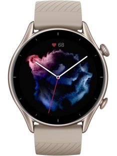   Amazfit GTR 3, Moonlight Grey (Szürke), A1971, Okosóra, Smartwatch, Zepp, Huami, Okos Óra, Smart Watch, Fitness, Fitnesz, Egészség, Sport