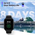 A2168 Infinite Black (fekete) -Amazfit GTS 4, A2168, Okosóra, Smartwatch, Zepp, Huami, Okos Óra, Smart Watch, Fitness, Fitnesz, Egészség, Sport