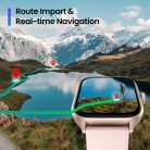 A2168 Infinite Black (fekete) -Amazfit GTS 4, A2168, Okosóra, Smartwatch, Zepp, Huami, Okos Óra, Smart Watch, Fitness, Fitnesz, Egészség, Sport